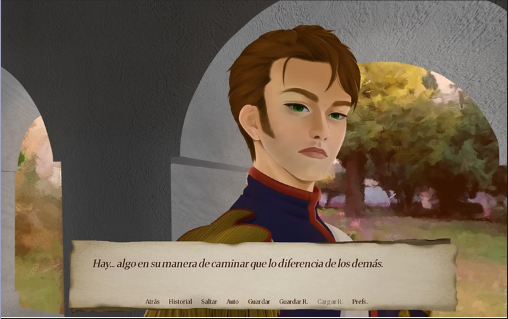 Guillermina conversa con San Martín en Al Alba